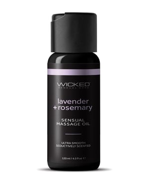 Wicked Sensual Care Lavender & Rosemary Massage Oil – 4 oz by Wicked Sensual Care product image