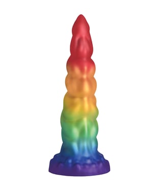Creature Cocks Magic Rider Unicorn Silicone Dildo – Rainbow by Creature Cocks product image