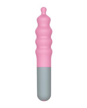 Rock Candy Bubble Gusher Stimulator – Pink/Grey by Rock Candy product image