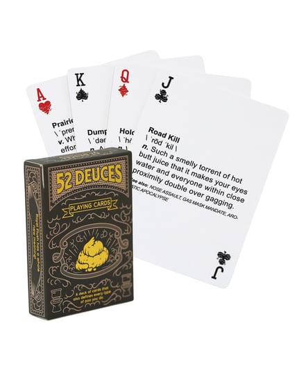 52 Deuces Poop Themed Playing Cards by Sleazy Greetings product image