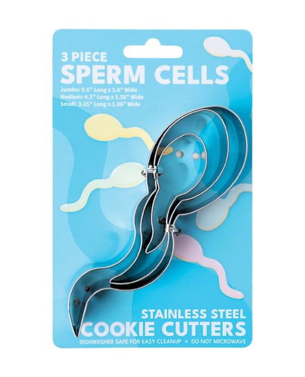 Cookie Cutter Sets – 3 pc Sperm by Sleazy Greetings product image