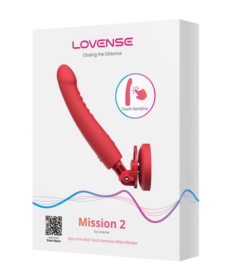 Lovense Mission 2 Touch-Sensitive Tech – Red by Lovense product image