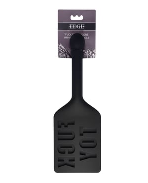 Edge FUCK TOY Silicone Paddle – Black by Edge product image