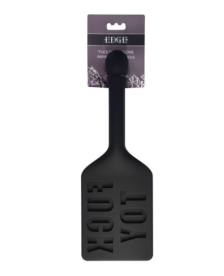 Edge FUCK TOY Silicone Paddle – Black by Edge product image