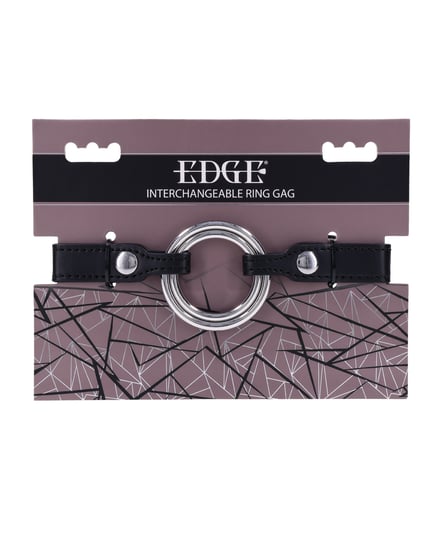 Edge Interchangeable Ring Gag – Black by Edge product image