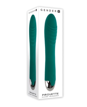 Gender X Pirouette Twirling Vibrator – Teal by Gender X product image
