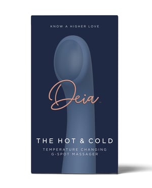 Deia the Hot & Cold Heating & Cooling Vibrator – Navy by Deia product image