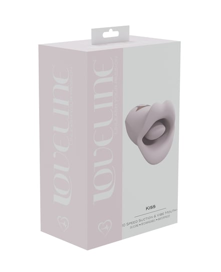 Shots Loveline Kiss Suction & Mouth Vibe – Pink by Loveline product image