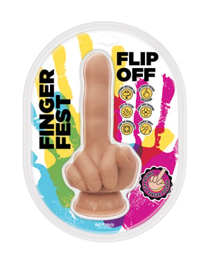 Finger Fest Flip Off Dildo – Flesh by Finger Fest product image