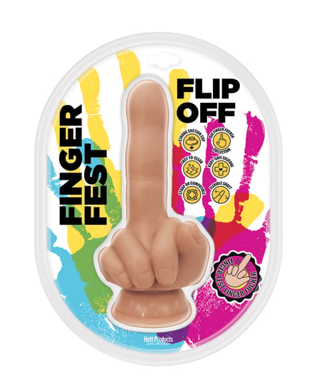 Finger Fest Flip Off Dildo – Flesh by Finger Fest product image