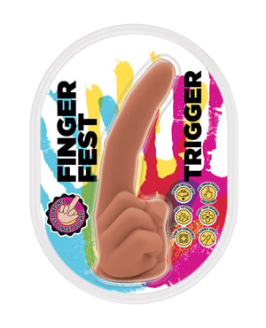 Finger Fest Trigger Dildo – Tan by Finger Fest product image