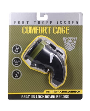 Fort Troff CUMfort Cage Chastity Cage – Black by Fort Troff product image