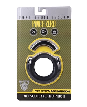 Fort Troff Pinch Zero Cock Ring – Black by Fort Troff product image