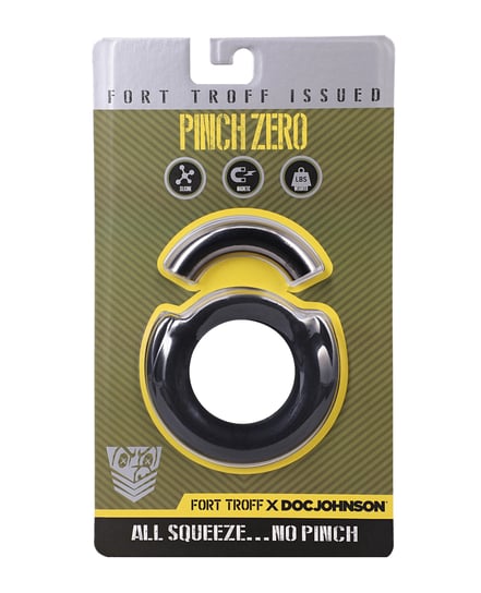 Fort Troff Pinch Zero Cock Ring – Black by Fort Troff product image