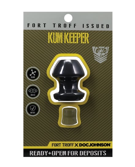 Fort Troff Kum Keeper Anal Plug – Small, Black by Fort Troff product image