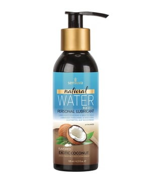 Sensuva Natural Water Based Personal Lubricant – 4 oz Exotic Coconut by Sensuva product image