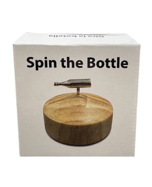 Spin The Bottle – Silver/Wood by Kheper product image