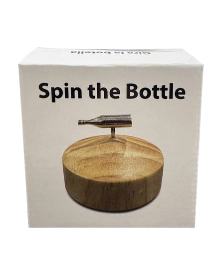 Spin The Bottle – Silver/Wood by Kheper product image