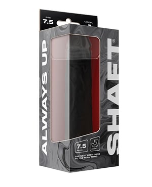 Shaft Model J Flexskin Liquid Silicone 7.5″ Dong – Black by Shaft product image