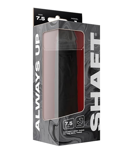 Shaft Model J Flexskin Liquid Silicone 7.5″ Dong – Black by Shaft product image
