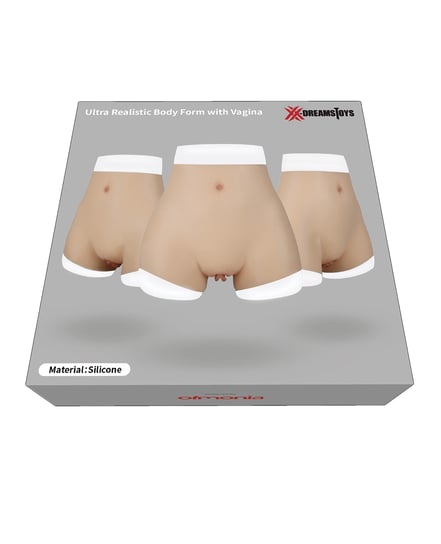 XX-DREAMSTOYS Ultra Realistic Vagina Form Large – Ivory by XX-Dreamtoys product image