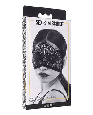 Sex & Mischief Veiled Vision Lace Blindfold by Sex & Mischief product image