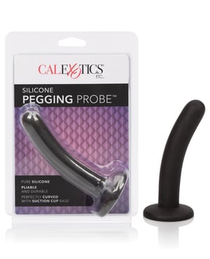 Silicone Pegging Probe – Black by CalExotics Anal Toys product image