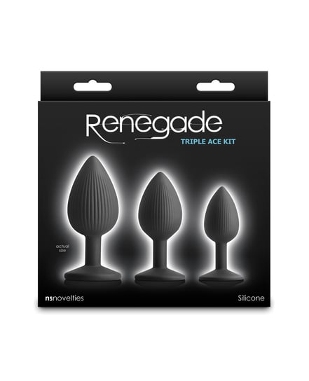 Renegade Triple Ace Anal Kit – Black by Renegade product image