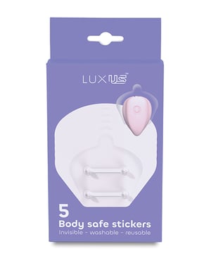 Kiiroo Luxus Luxher 5 Pieces Adhesive Stickers Accessory – Clear by Luxus product image