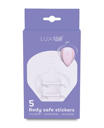 Kiiroo Luxus Luxher 5 Pieces Adhesive Stickers Accessory – Clear by Luxus product image