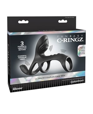 Fantasy C-Ringz Ultimate Couples Cage Max – Black by Fantasy C-Ringz product image