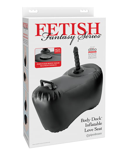 Fetish Fantasy Series Body Dock Inflatable Love Seat – Black by Fetish Fantasy Series product image