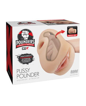 PDX Plus Pussy Pounder Squeeze Stroker – Light by PDX Plus product image