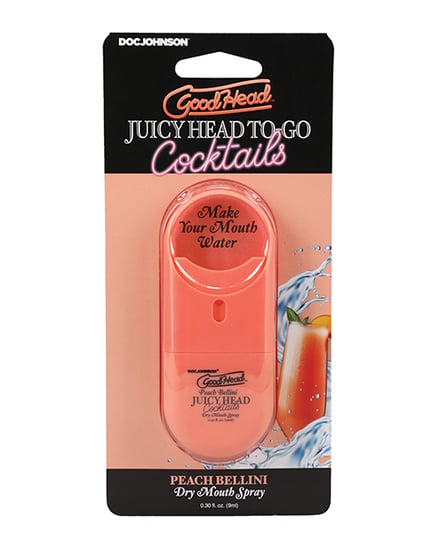 GoodHead Juicy Head Cocktails Dry Mouth Spray To-Go – Peach Bellini by GoodHead product image