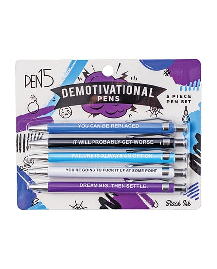 Wood Rocket Demotivational Pens – 5 Pack by Wood Rocket product image