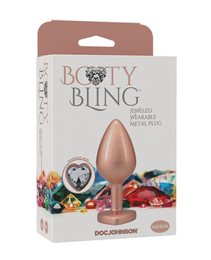 Booty Bling Jeweled Metal Plug – Medium Gold by Booty Bling product image