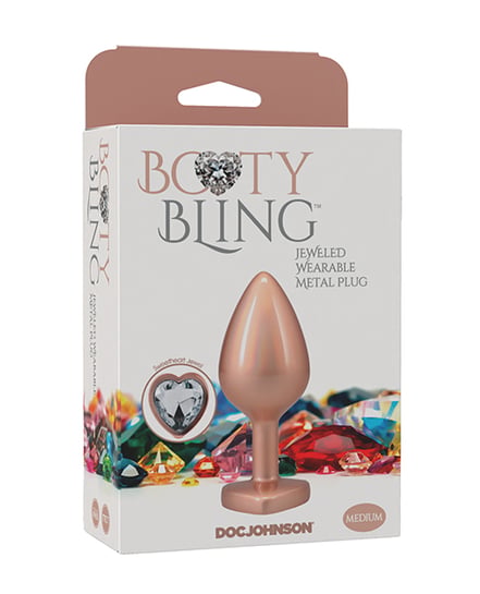 Booty Bling Jeweled Metal Plug – Medium Gold by Booty Bling product image