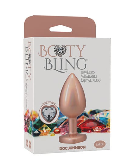 Booty Bling Jeweled Metal Plug – Large Gold by Booty Bling product image