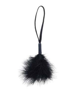 Sex & Mischief Peaches ‘n CreaMe Wrist Feather Tickler – Black by Sex & Mischief product image