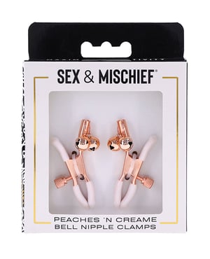 Sex & Mischief Peaches ‘n CreaMe Bell Nipple Clamps by Sex & Mischief product image