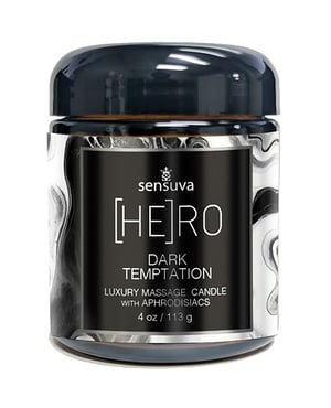 Sensuva Hero Dark Temptation Luxury Candle – 4 oz Ocean & Forest by Sensuva product image