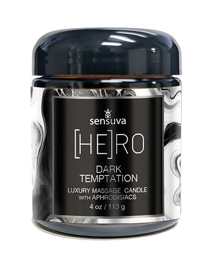 Sensuva Hero Dark Temptation Luxury Candle – 4 oz Ocean & Forest by Sensuva product image