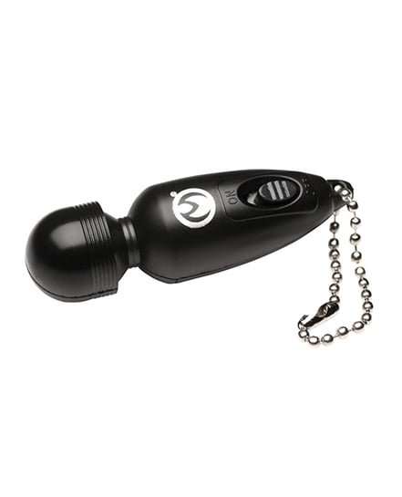 Master Series Thunderstick Mini Vibrating Wand Keychain – Black by Master Series product image