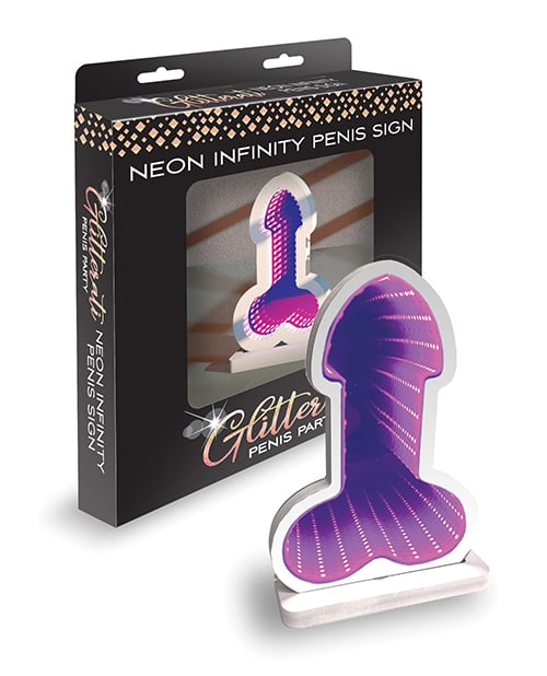 Glitterati Infinity Penis LED Light by Little Genie product image