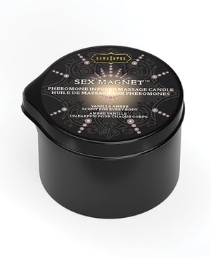Kama Sutra Sex Magnet Candle w/Pour Spout – Vanilla Amber-2 oz by Kama Sutra product image