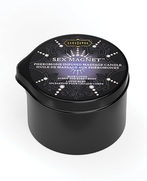 Kama Sutra Sex Magnet Candle w/Pour Spout -Blue Lotus – 2 oz. by Kama Sutra product image