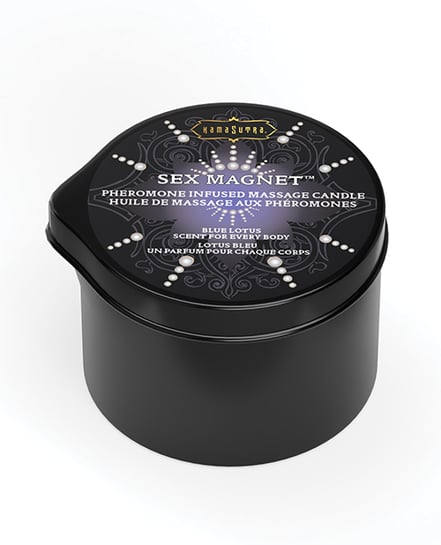Kama Sutra Sex Magnet Candle w/Pour Spout -Blue Lotus – 2 oz. by Kama Sutra product image