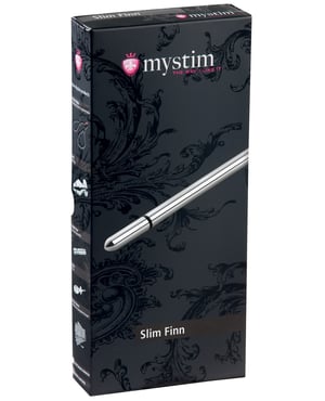 Mystim Slim Finn eStim Urethral Sound – Silver by Mystim product image