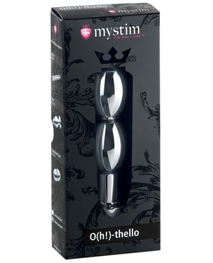 Mystim O(h!)-thello e-Stim Oval Aluminum Dildo by Mystim product image
