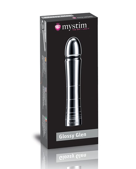 Mystim Glossy Glen e-Stim Aluminum Dildo by Mystim product image